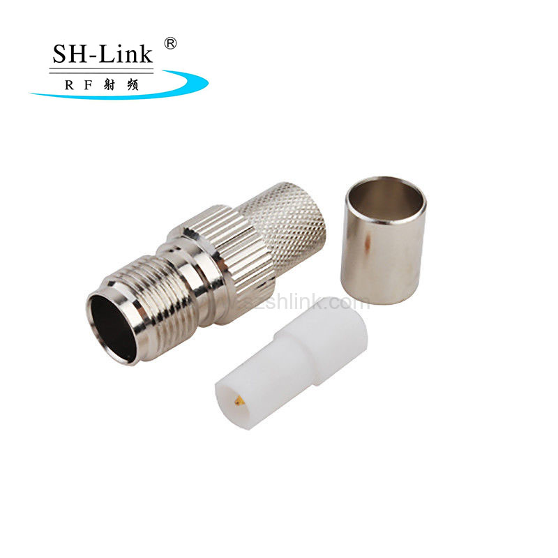 RP TNC female connector crimp for LMR400 cable
